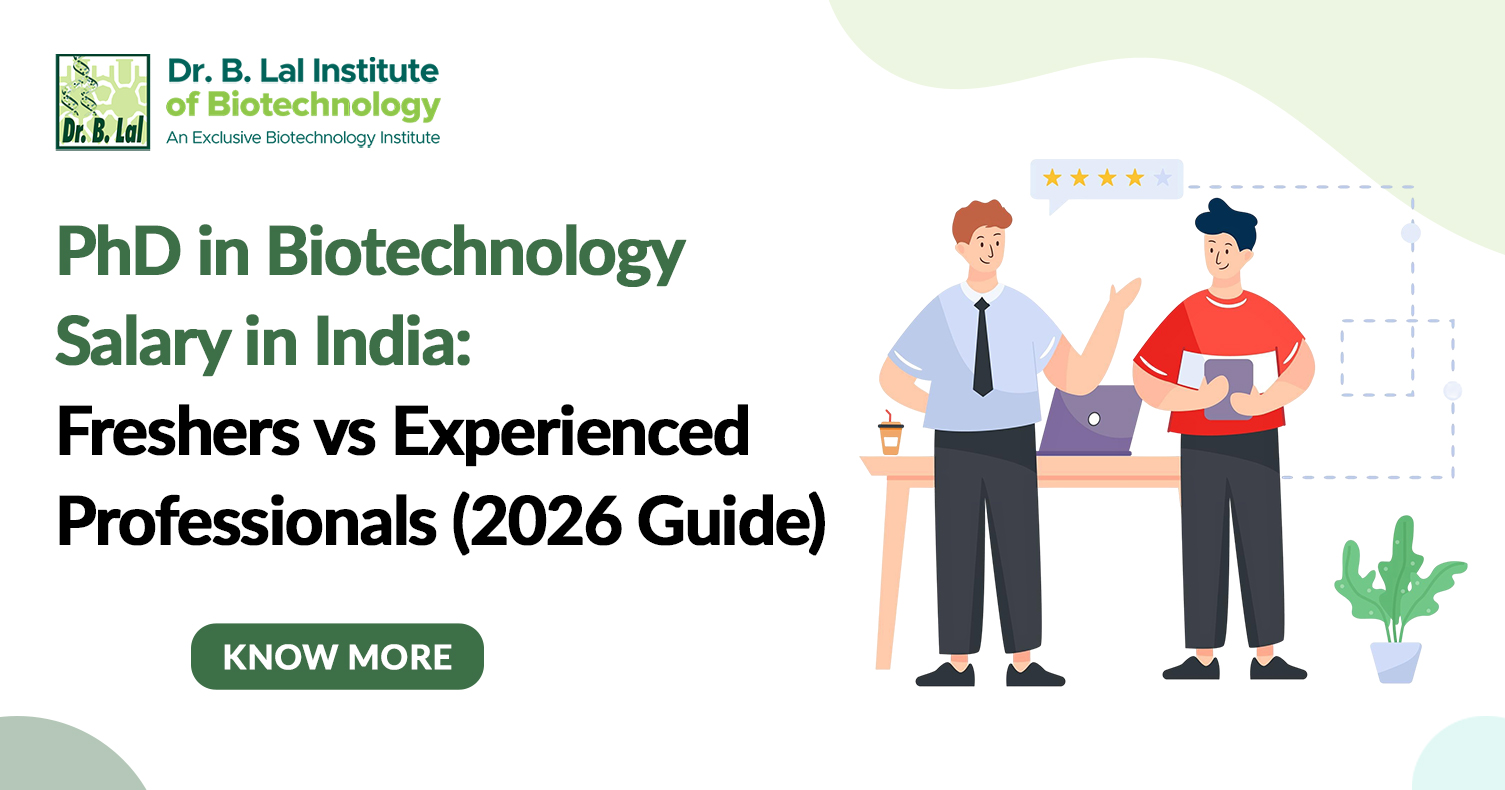 PhD in Biotechnology Salary in India: Freshers vs Experienced Professionals (2026 Guide)