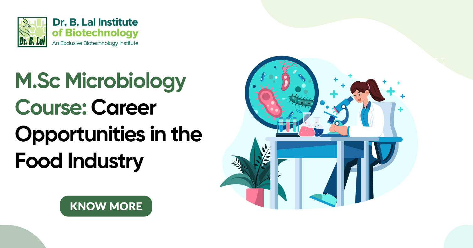 M.Sc Microbiology Course: Career Opportunities in the Food Industry