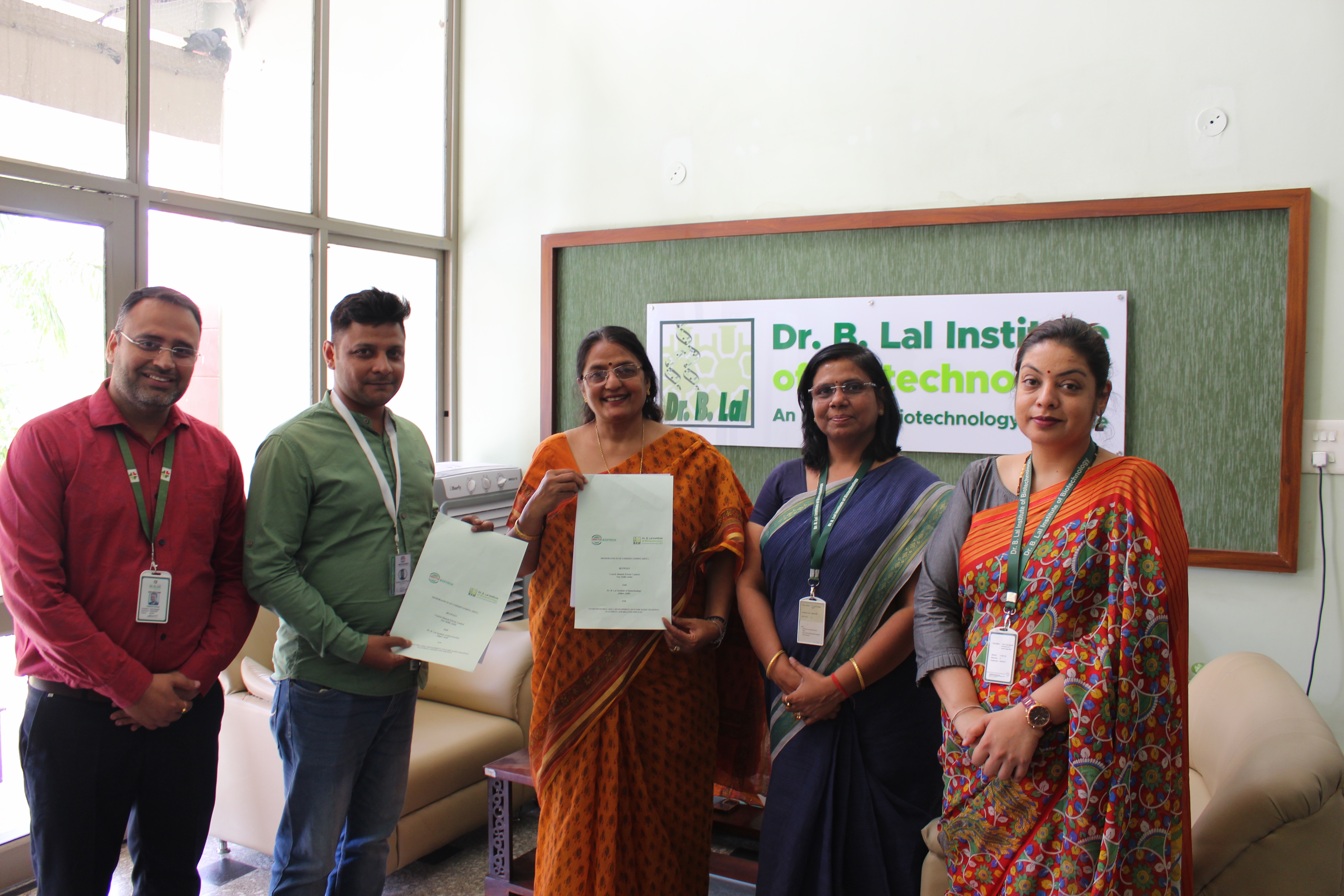 Centyle Biotech Pvt. Ltd and Dr. B.Lal Institute of Biotechnology Sign MoU to Foster Entrepreneurial Skills Among Students