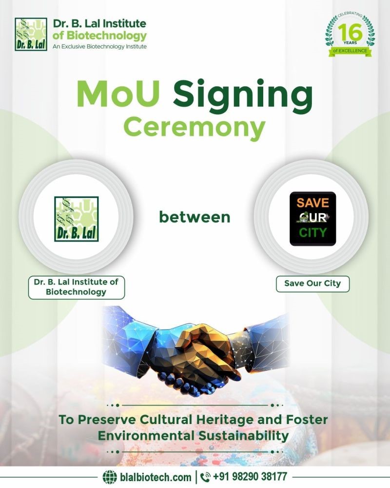 We’ve signed an MoU with Save Our City to preserve cultural heritage and promote environmental sustainability.