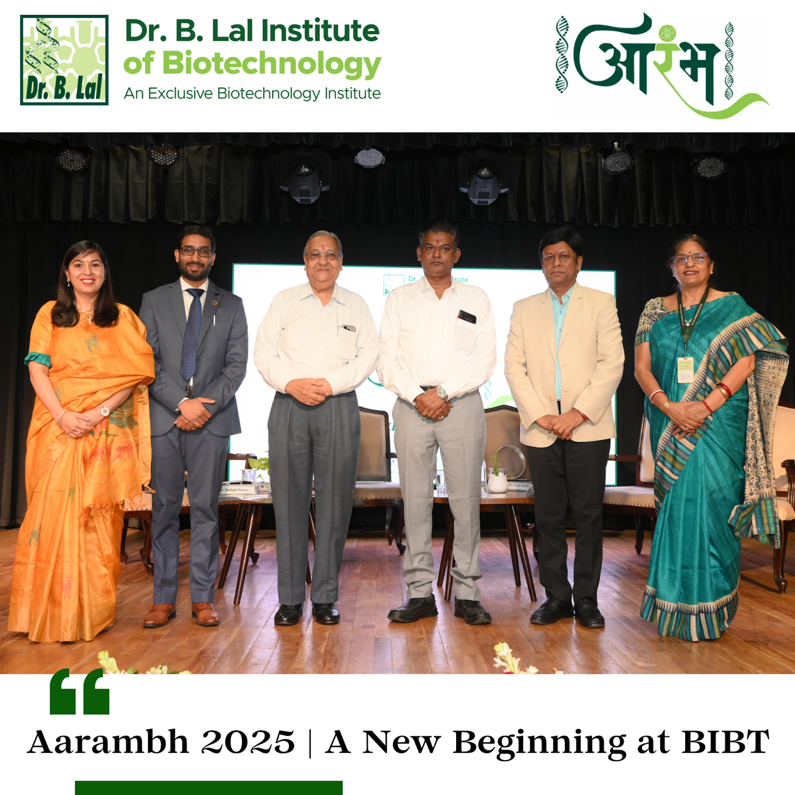 We welcomed the BSc Biotechnology with Aarambh 2025 – our Orientation Ceremony, where Shri Saravana Kumar was the chief guest.