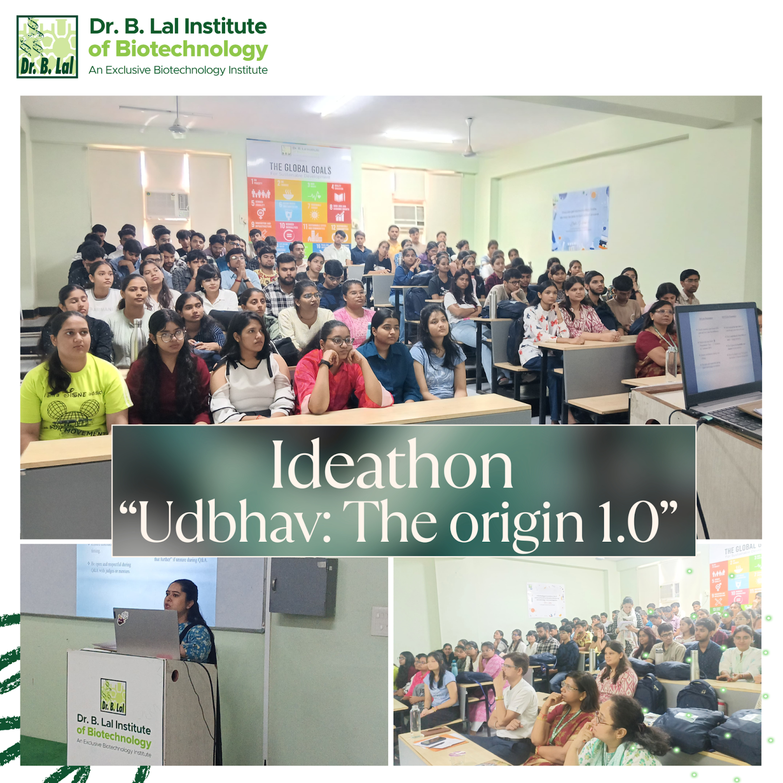 We launched the first edition of Udbhav: The Origin 1.0, where 10+ student teams pitched their innovative startup ideas.
