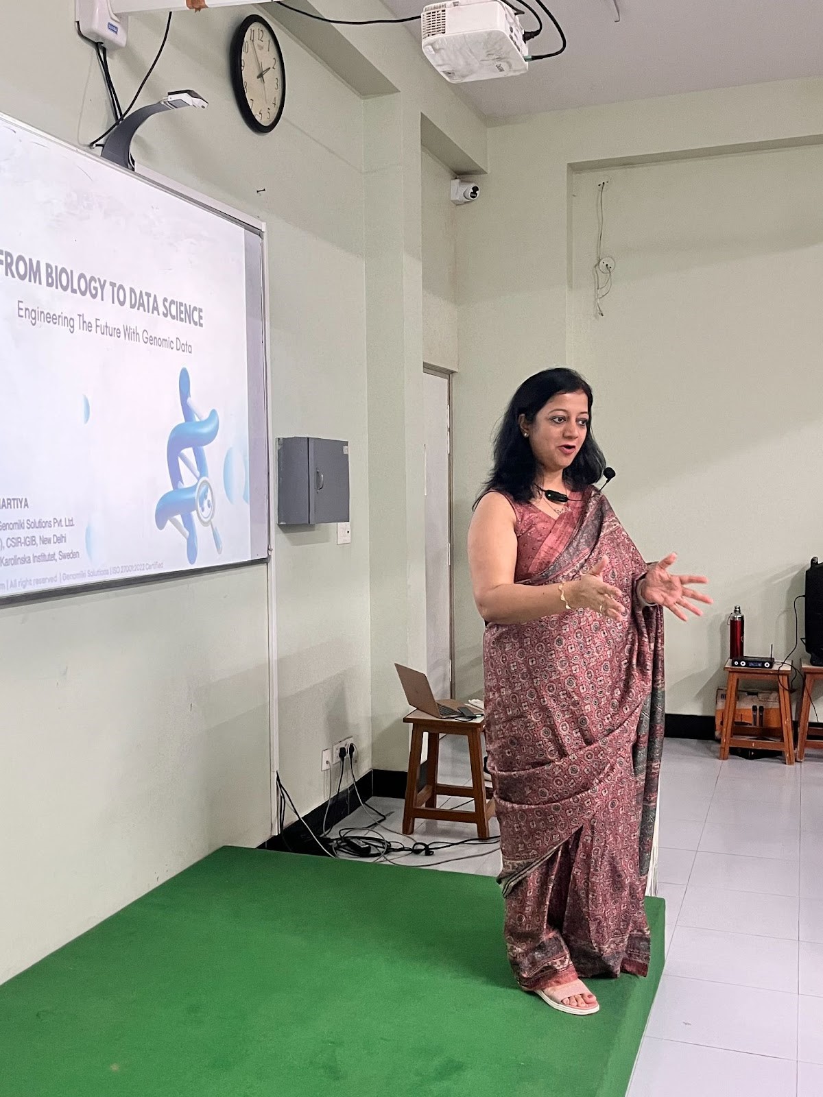We were honoured to host Dr. Deeksha Bhartiya, Founder & Director of Genomiki Solutions, as the resource person for our symposium on Advanced Bioinformatics.