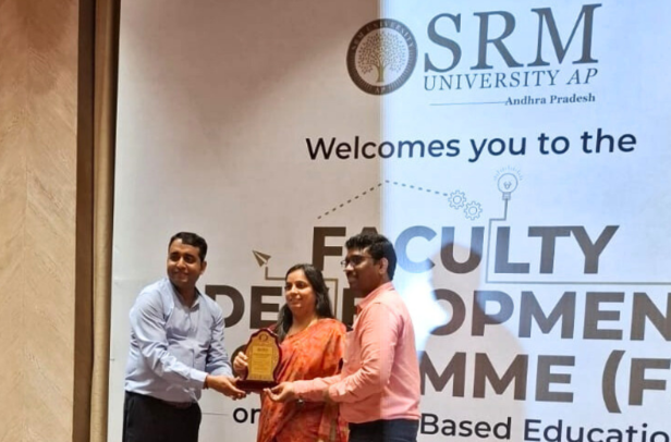 Dr. Sonia Sethi attended the Faculty Development Program on Outcome-Based Education, organised by SRM University, AP.