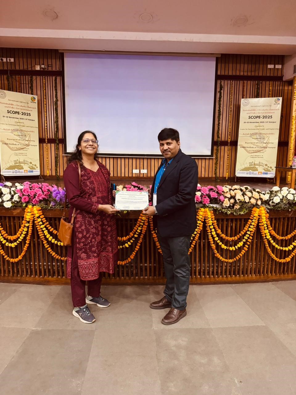 We are delighted to share that our RD&I Head, Dr. Niha Kulshreshtha, participated in the SCOPE-2025 International Conference held at the Indian Institute of Technology, Kanpur.