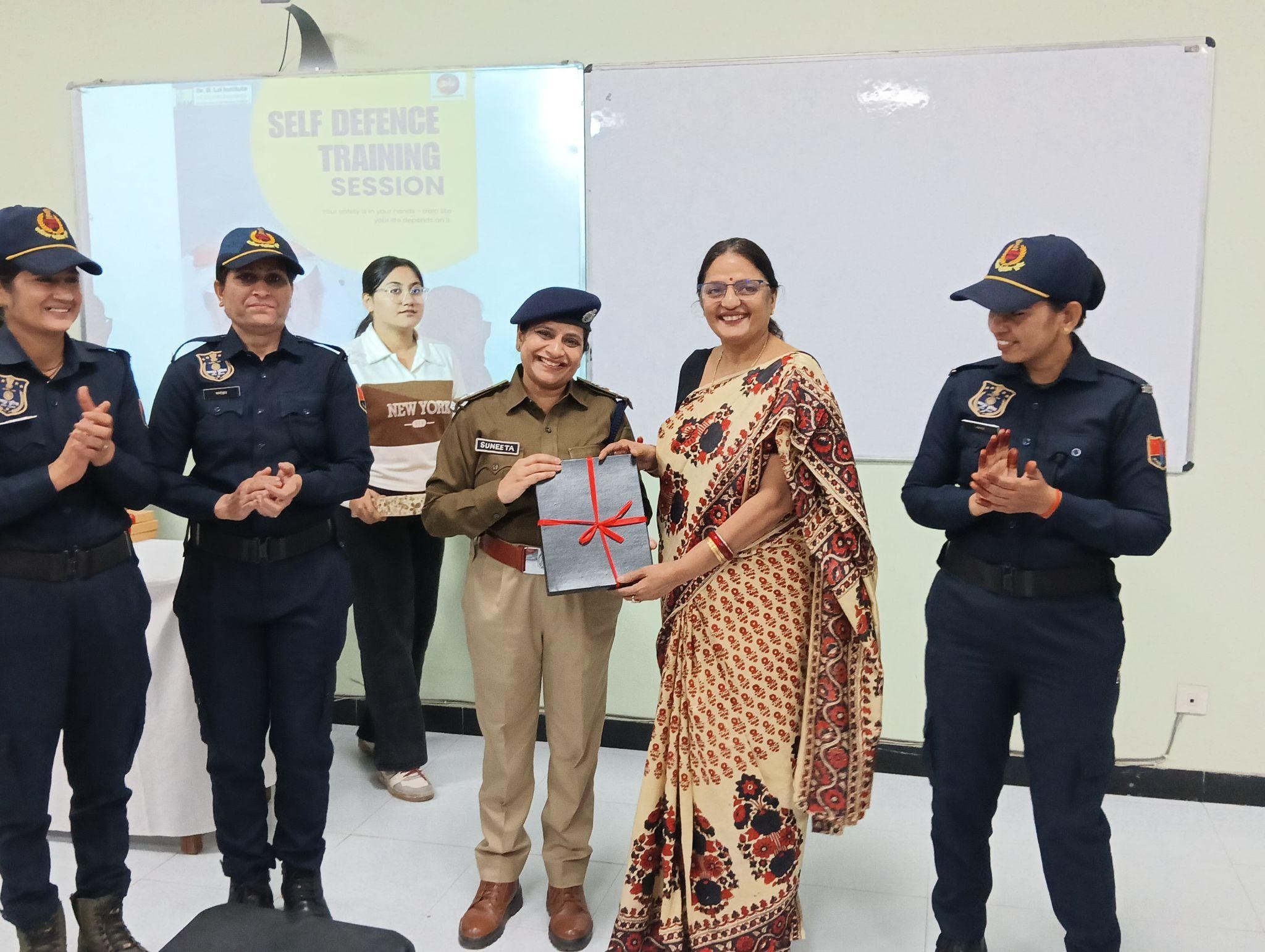 We had a Self-Defence Session to empower everyone on campus. We were honoured to host Ms. Suneeta Meena Additional SP – Community Policing, Rajasthan, along with her dedicated team, who conducted an impactful and interactive workshop.