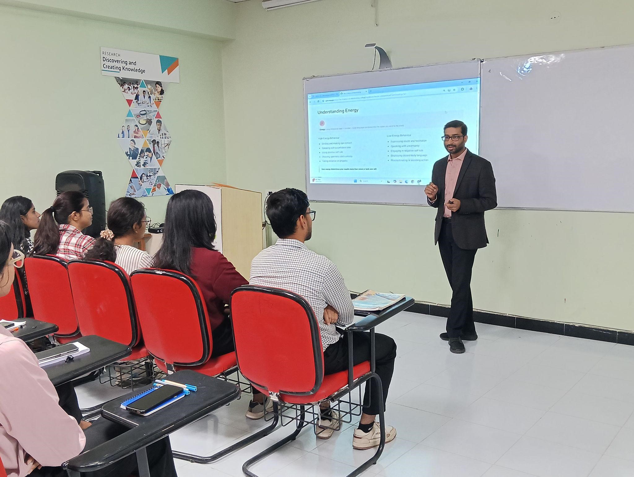 In episode #4 of our Campus2Corporate series, the session on “Career Manifestation Hour” led by Mr. Saksham Gupta, Director, Dr. B. Lal Institute of Biotechnology, empowered students to align their aspirations with a clear vision and focused mindset.