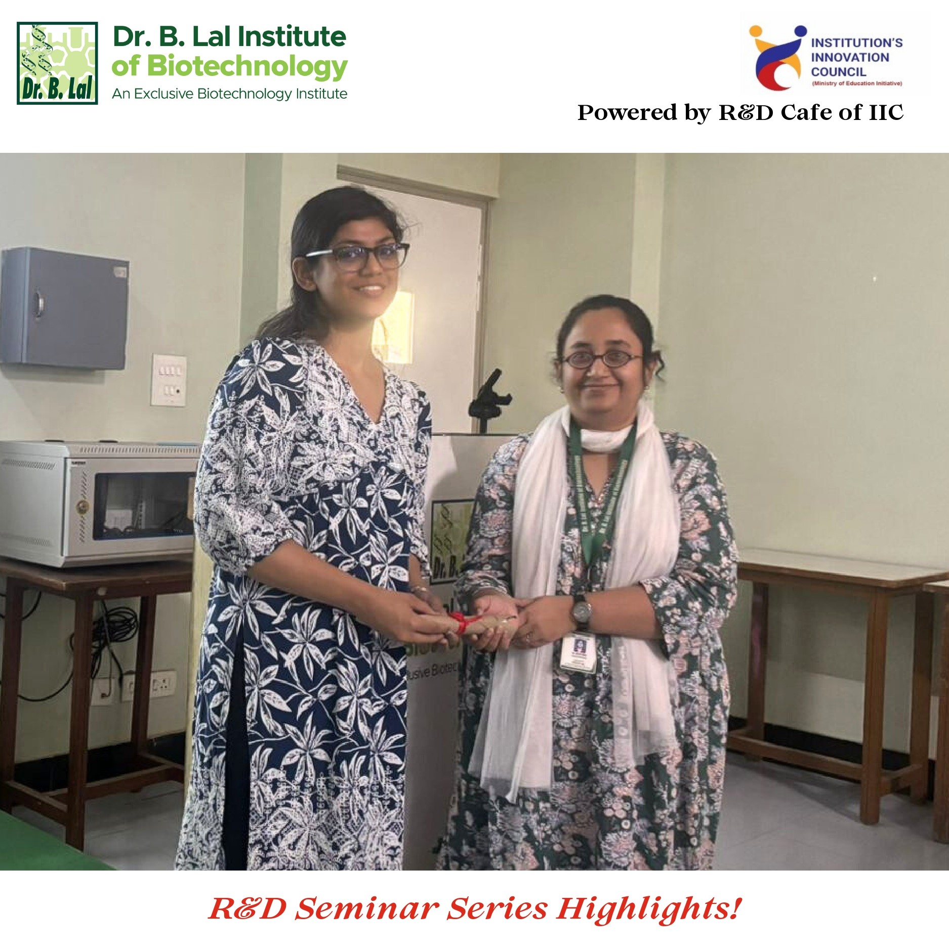 Over the past few weeks, our R&D Division has been buzzing with energy as we hosted a series of insightful seminars led by our brilliant researchers: Dr Aditi Nag, Ms. Nimisha Singh, and Ms. Anjali.