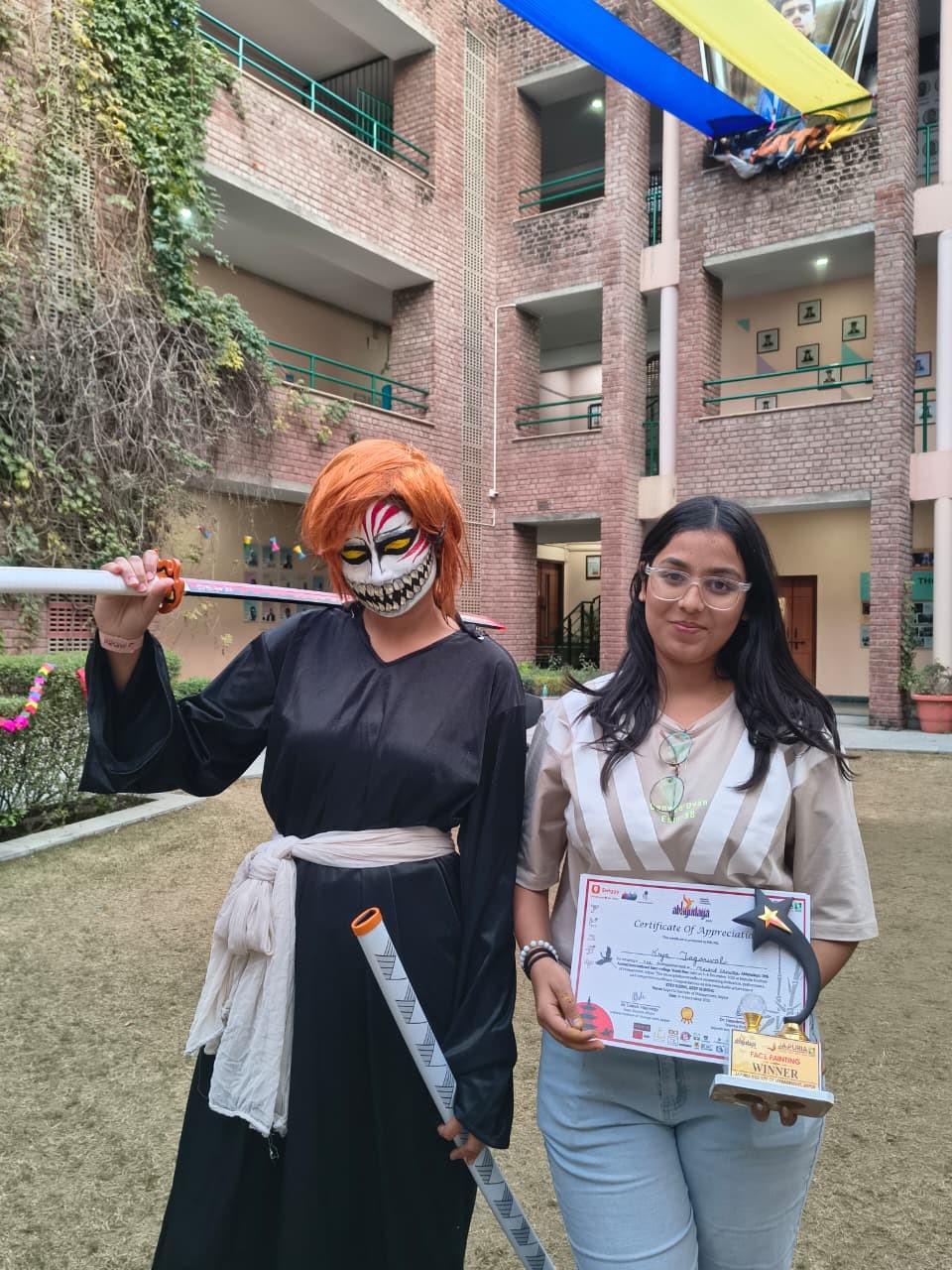Srijan shone bright at Abhiyudya Fest at Jaipuria Institute of Management. Nukkad Team – 2nd, Face Painting – 1st, Dance Team – 2nd Runner-Up, and Treasure Hunt – 1st Runner-Up.