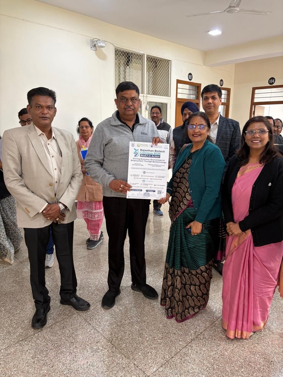 Shri Sanjay Sharma Ji, Hon’ble State Minister for Science & Technology, Government of Rajasthan, has been invited as the Chief Guest for the Rajasthan Biotech Conclave 2026, and we’re honoured that he has graciously conveyed his consent to attend the event.