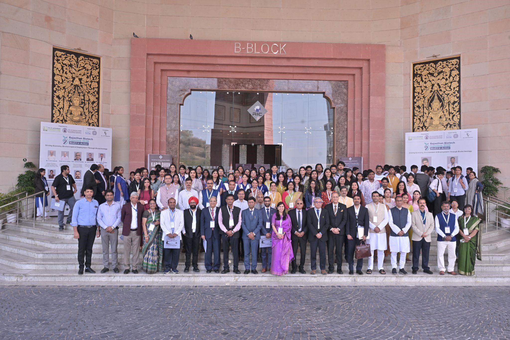 The Inaugural Ceremony of Rajasthan Biotech Conclave 2026 happened in absolute style! The first-ever Rajasthan Biotech Conclave 2026, organised by Dr. B. Lal Institute of Biotechnology in collaboration with AIC Banasthali Vidyapith, marked a defining milestone in positioning Rajasthan prominently on India’s biotechnology landscape.