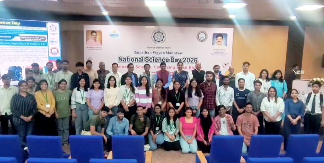 Our students had the wonderful opportunity to visit MNIT, Jaipur, to take part in the celebrations of National Science Day 2026. The event was an inspiring and enriching experience that exposed students to thought-provoking discussions on the AI revolution, startup and entrepreneurship support in Rajasthan.