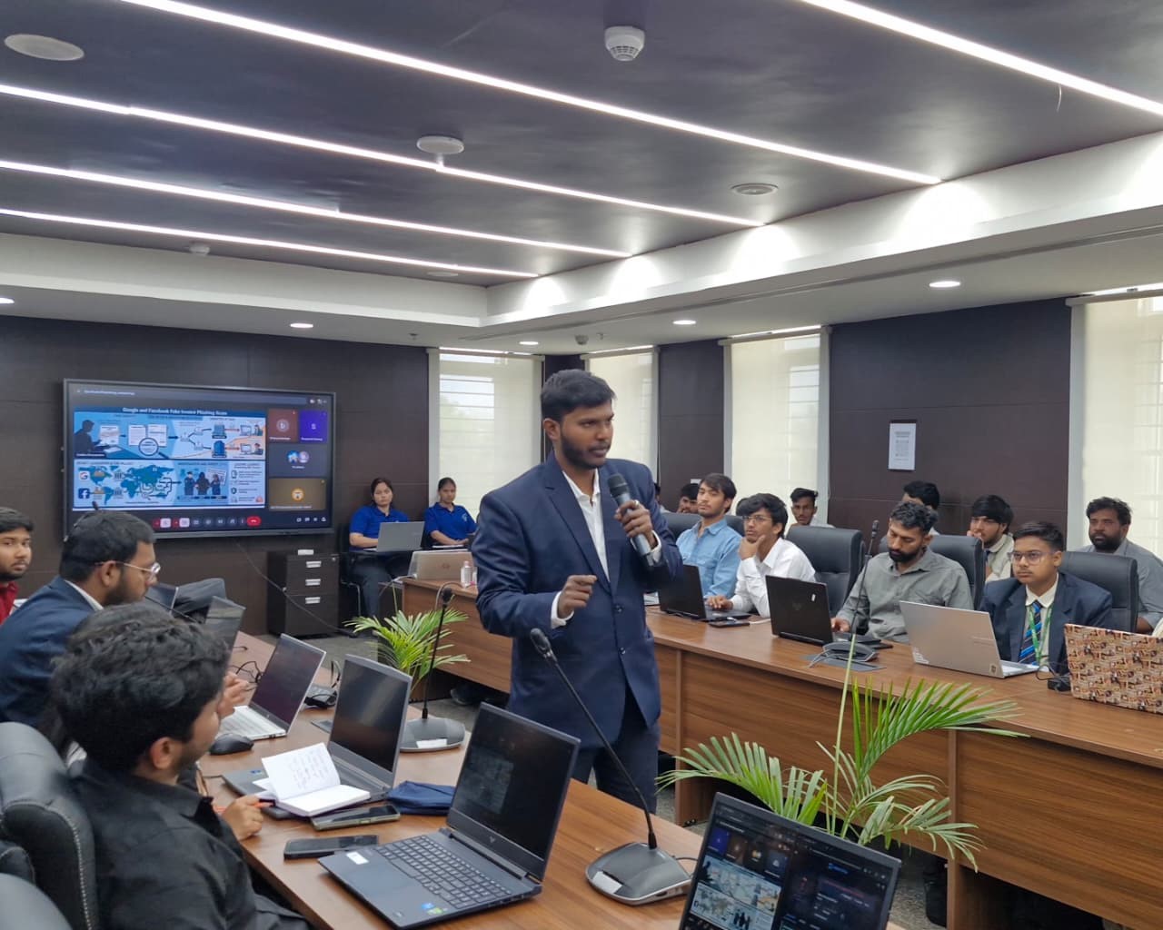 Virendra Khatana (BSc Biotechnology Sem - I), actively participated in a 2-day training program on “Digital Forensics: Cyber Investigation” at Technovate Hub, AICTE Indovation Centre, Jaipur.
