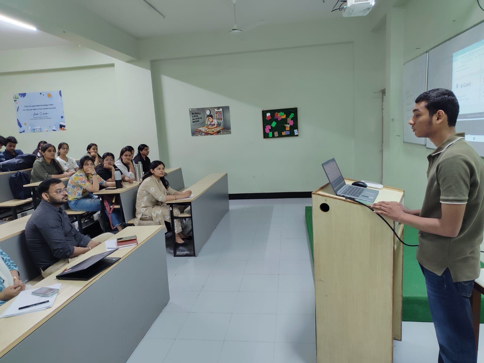 Utkarsh – The Entrepreneurship Cell organised Ideathon 3.0, creating a dynamic platform for students to showcase their innovative ideas and entrepreneurial spirit. The event aimed to enhance creativity, critical thinking, and problem-solving skills, while encouraging students to pitch their ideas and develop an entrepreneurial mindset.