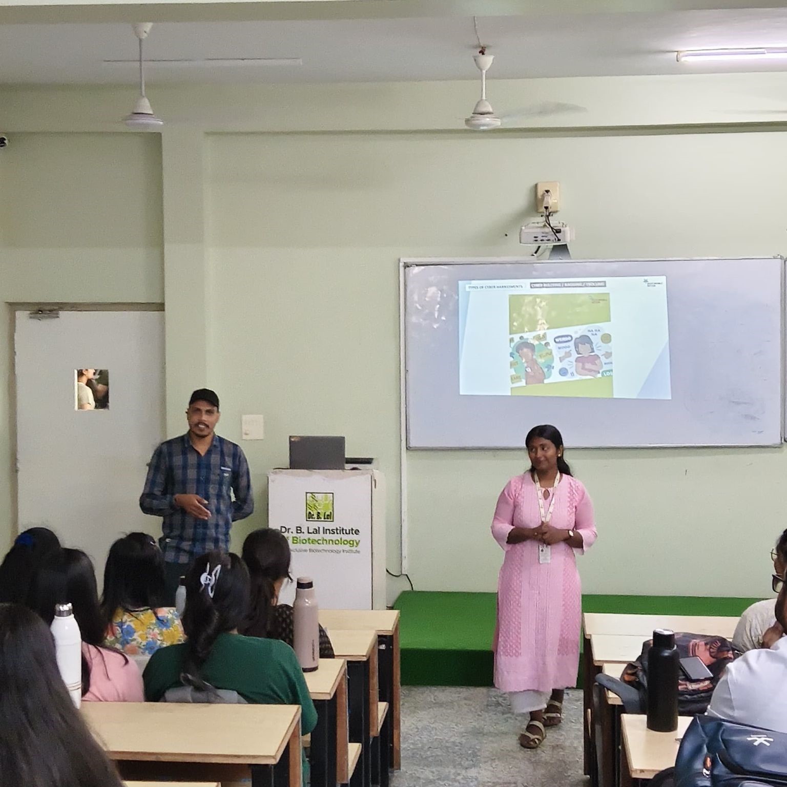 We are happy to share that a Cyber Wellness Awareness Session was successfully conducted. We were honoured to have Ms Jessica Joy and Mr Durgesh Purohit from the Cyber Cell, Jaipur Police Commissionerate, who delivered an insightful and engaging session.