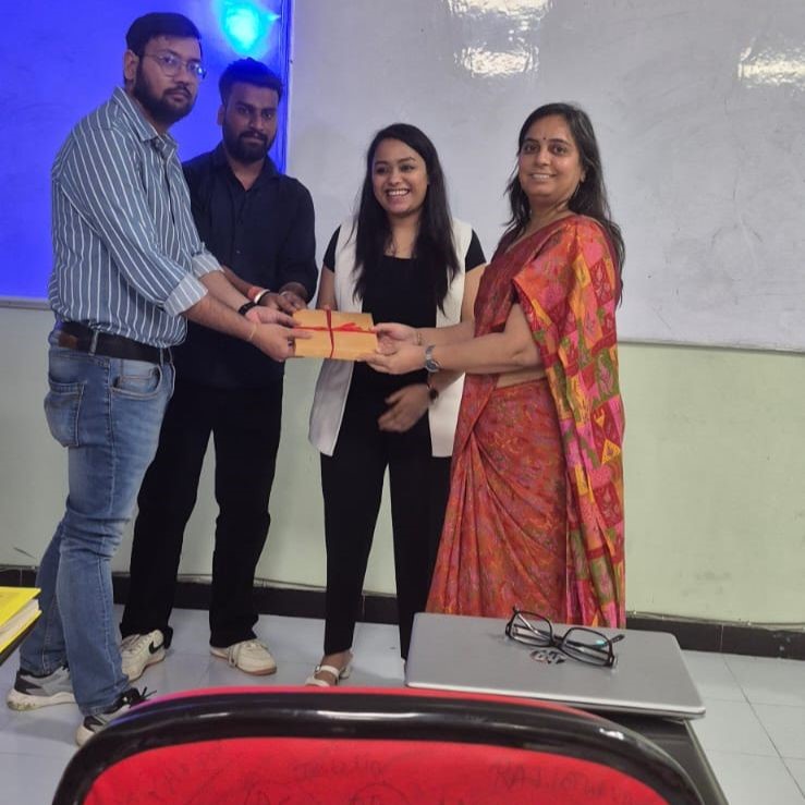 A Faculty Development Programme on AI, led by Ms. Ayushi Agarwal in collaboration with Yi Jaipur, was successfully conducted. The session offered a practical dive into the ChatGPT interface, explored the difference between basic and “magic” prompts, and provided hands-on exposure to tools like Perplexity and Claude.