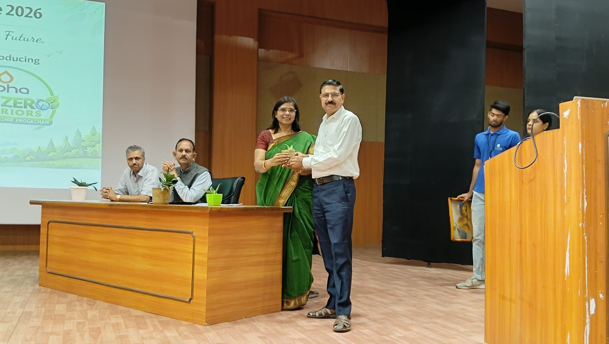 On the occasion of World Environment Day 2026, Dr. Sonika Saxena, Vice-Principal, shared the remarkable transformation journey of Aandhi Village. Through community participation, environmental stewardship, and sustainable development practices, the zero-waste village has emerged as an example of how collective action can create meaningful and lasting change.