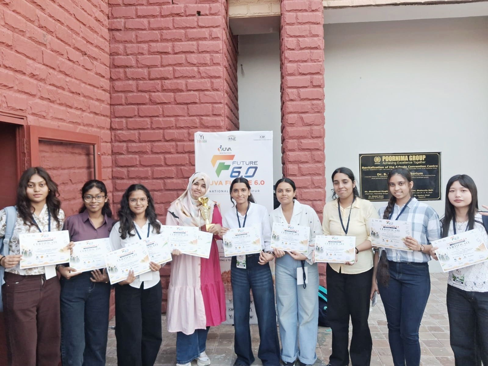 We are thrilled to celebrate the outstanding achievement of our BSc first-year students, Afrin & Monika, who emerged as winners in the Climate Action Track at the Young Indians Yuva Future 6.0 Hackathon!