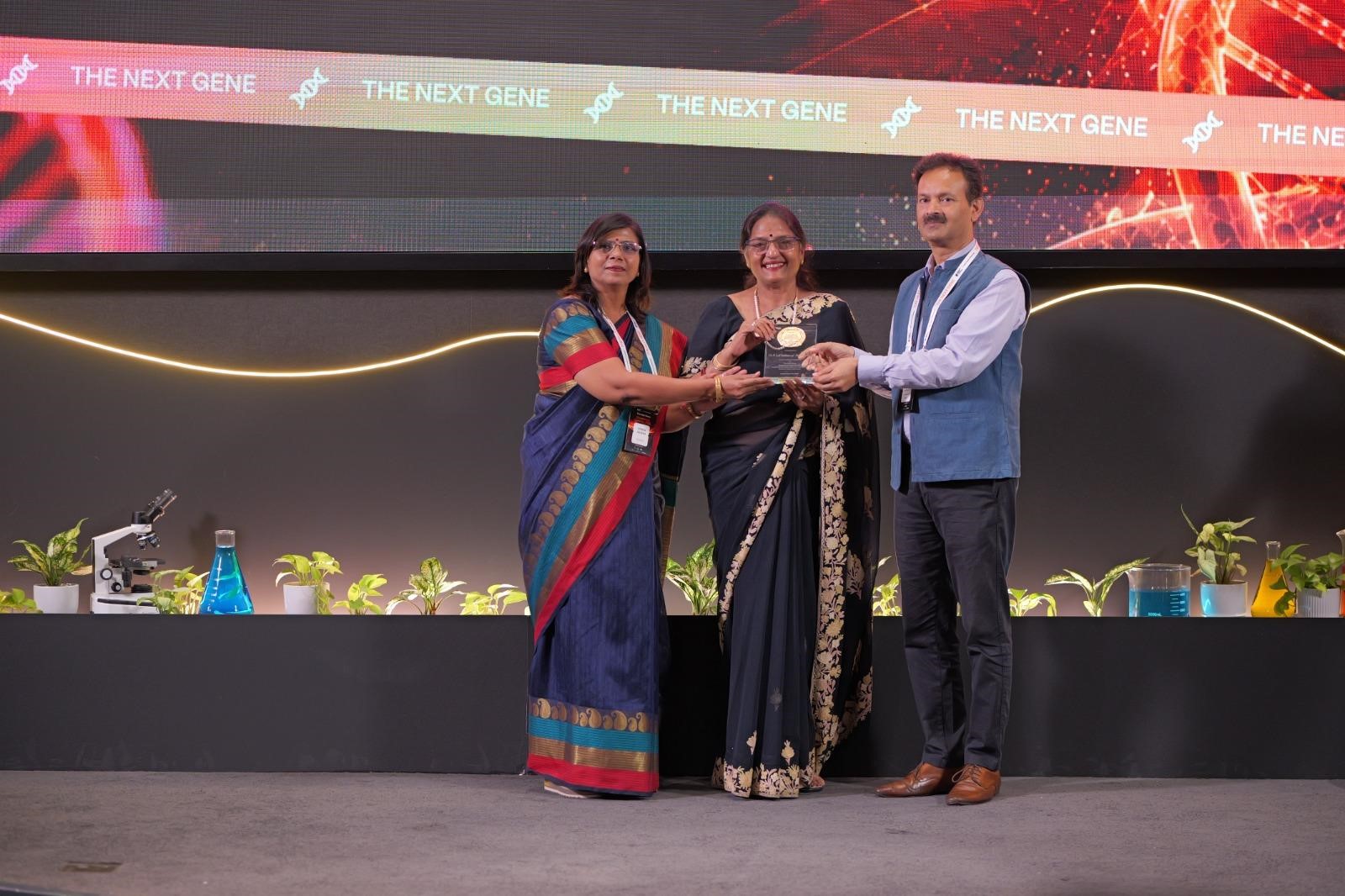 We are delighted to share that we’ve been honoured with the prestigious “Kalam Medal for Excellence in Life Sciences Research” under the Bharat Biotech Award for Institutional Excellence at BioScience Summit 2026 – The Next Gene | Masters' Union Awards. The award was presented by Dr. Jitendra Kumar, Professor of Practice, IISER Mohali and Former Managing Director, BIRAC, in recognition of BIBT’s continued commitment to excellence in life sciences research, innovation and meaningful scientific impact.
