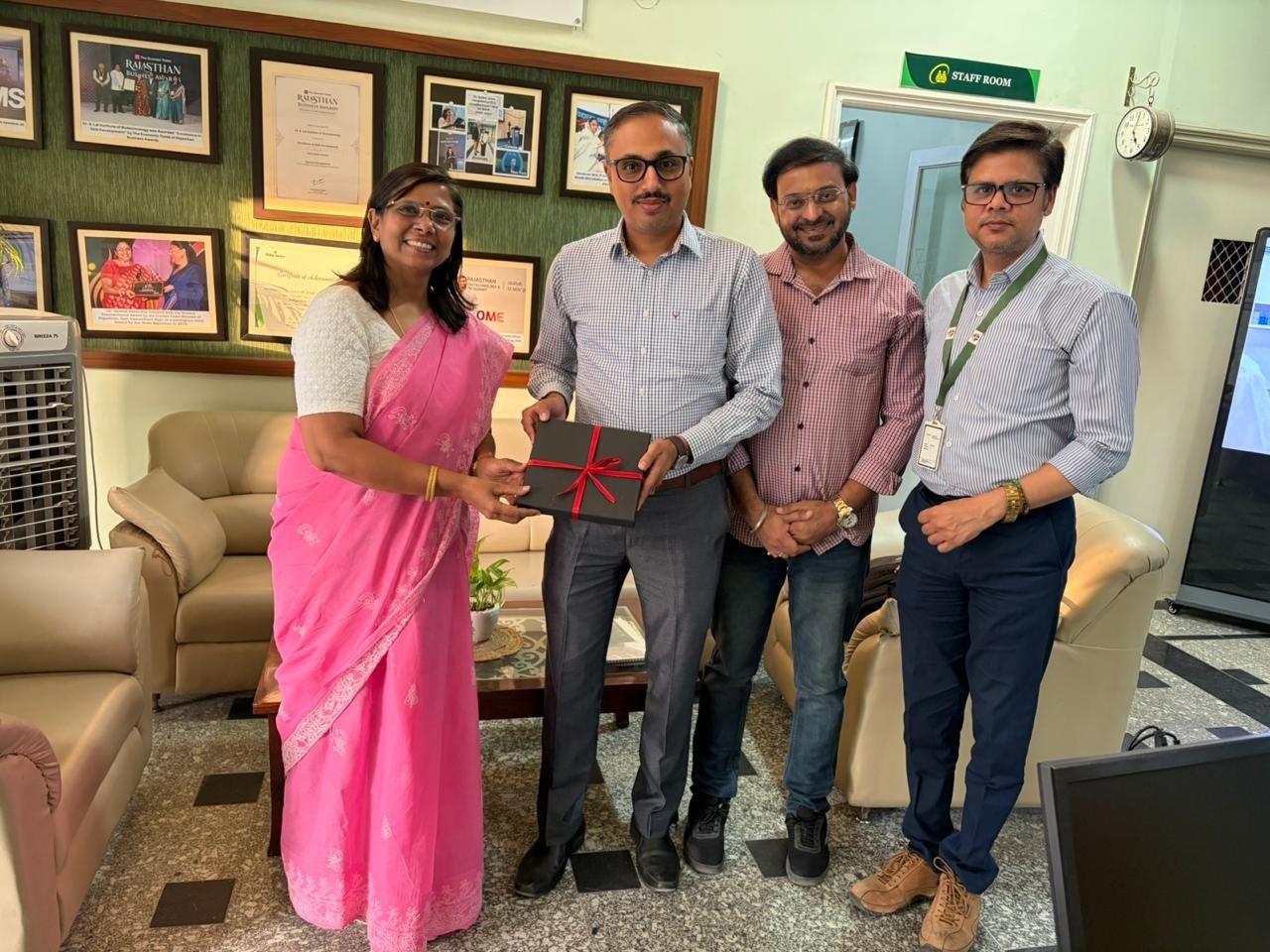We were delighted to welcome Mr Gaurav Parulkar, CEO of TISC IIT Jodhpur, to the BIBT campus! This visit marks the second step towards strengthening our institutional collaboration, building on our recent visit to IIT Jodhpur.