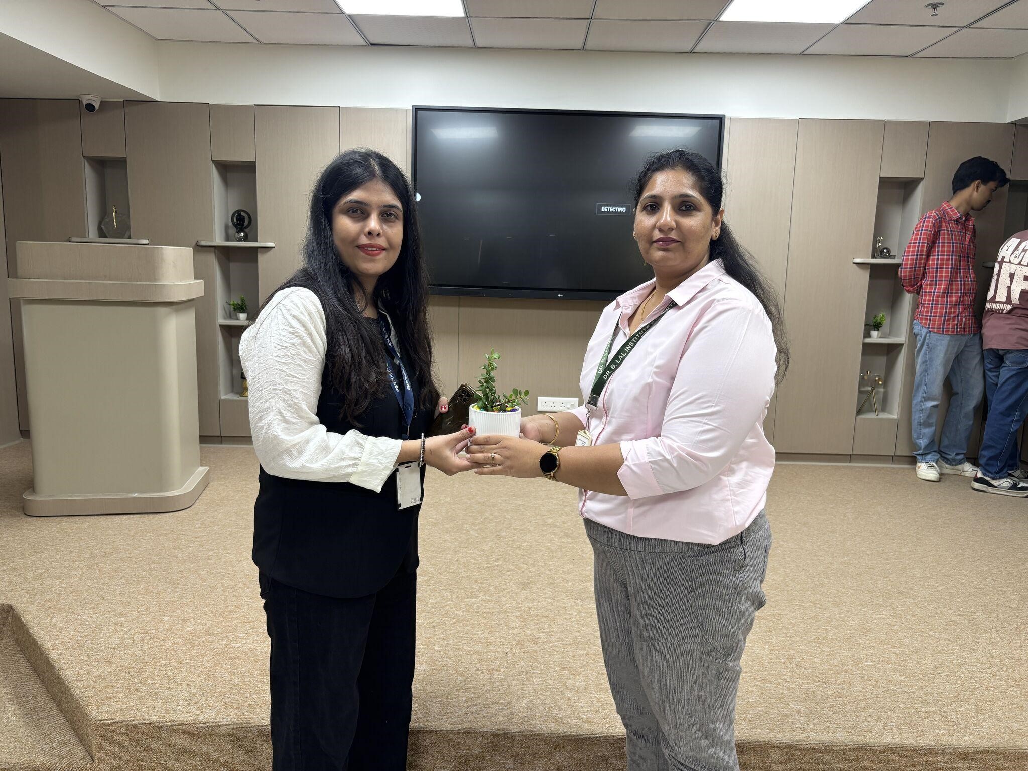 We were honoured to welcome Ms. Ashima Narang, Assistant Manager – Talent Acquisition, AGS Health, for an insightful session on “Medical Coding as a Career Option.” The session introduced students to the growing field of medical coding and its role in the healthcare industry, bridging medical knowledge with healthcare documentation, billing, and information management.